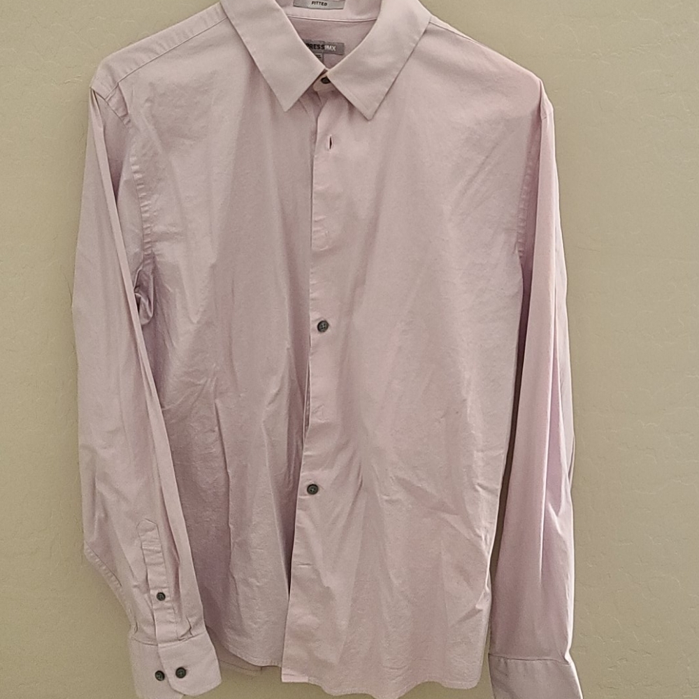 Men's Classic Solid Stretch Cotton 1Mx Dress Shirt